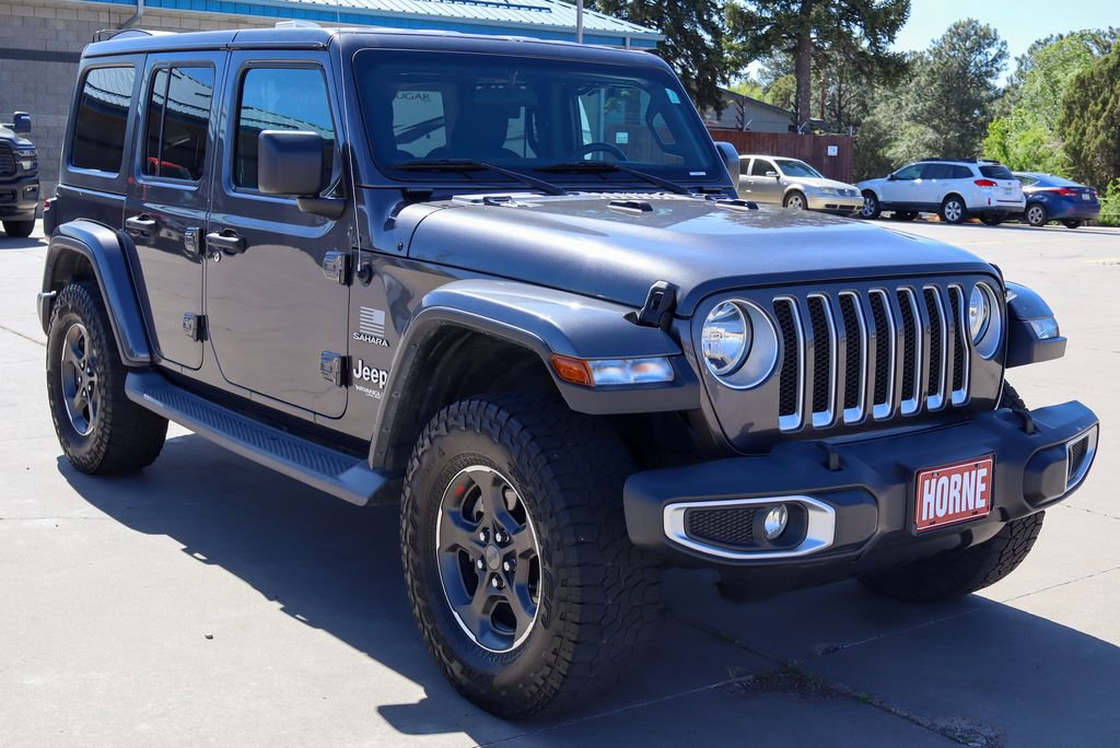 Used 2019 Jeep Wrangler Unlimited Sahara w/ Safety Group AWD/4WD image 1