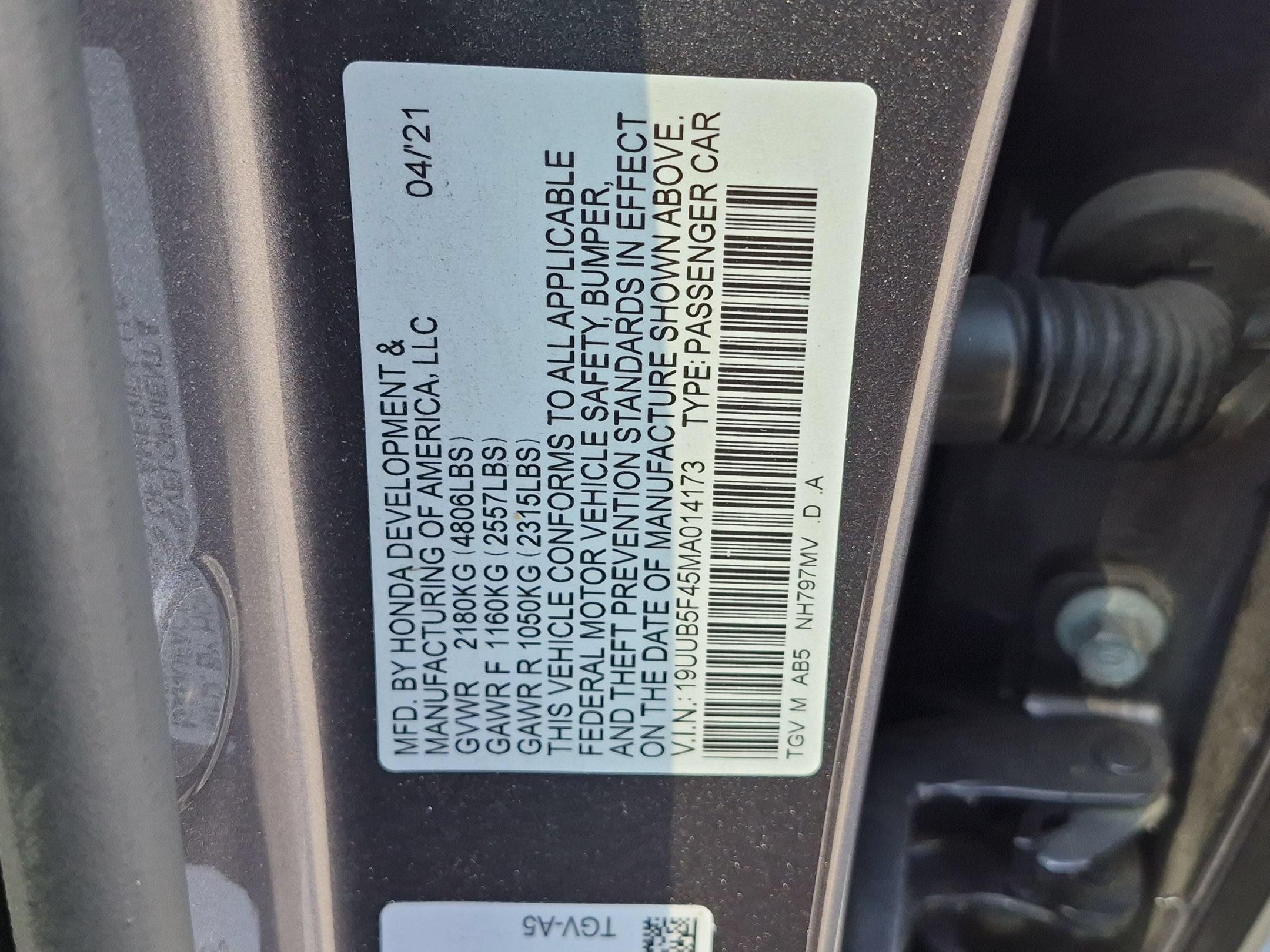 Used 2021 Acura TLX w/ Technology Package FWD image 31
