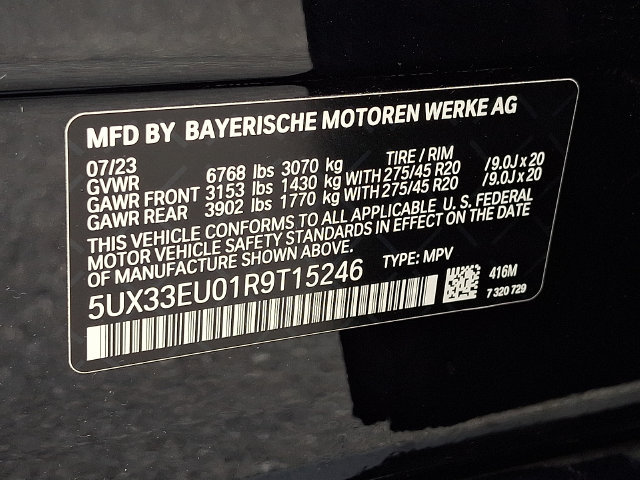 Certified 2024 BMW X5 M60i AWD/4WD image 34