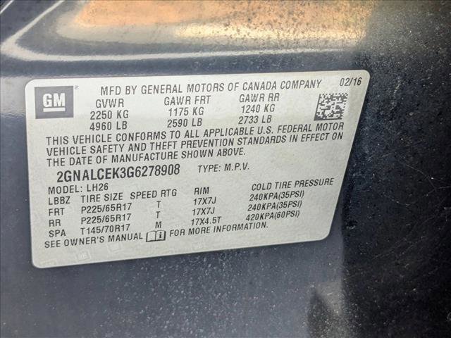 Used 2016 Chevrolet Equinox LT w/ Convenience Package image 14