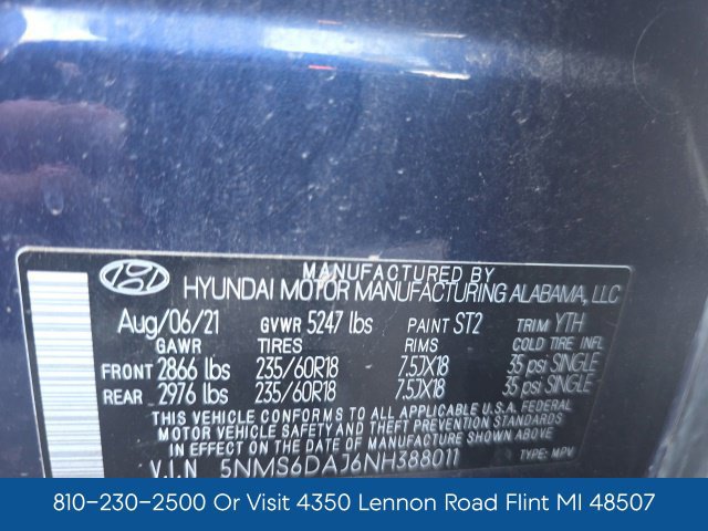 Used 2022 Hyundai Santa Fe SEL w/ Convenience Package AWD/4WD image 31