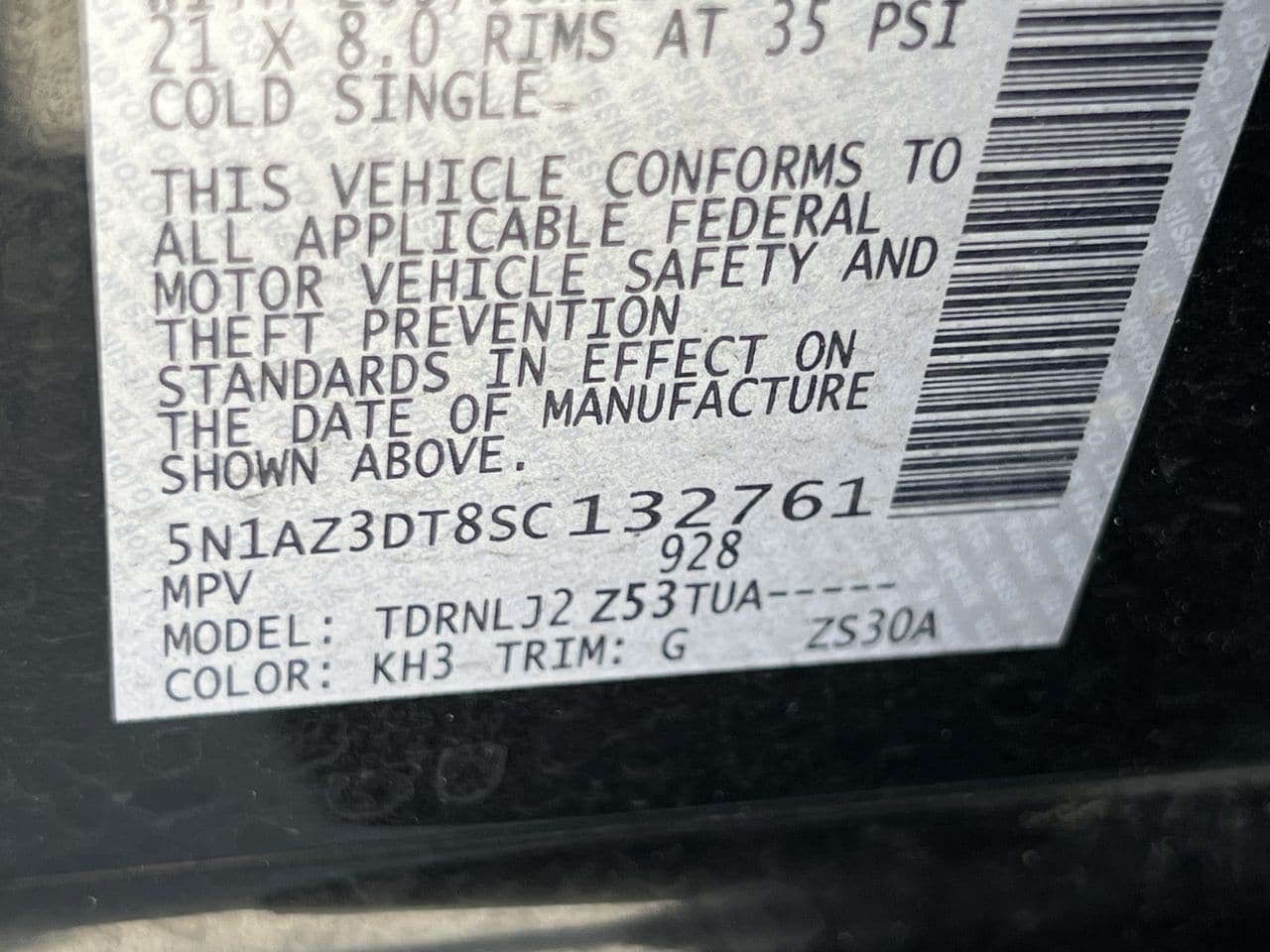 Used 2025 Nissan Murano Platinum w/ Cargo Package AWD/4WD image 14