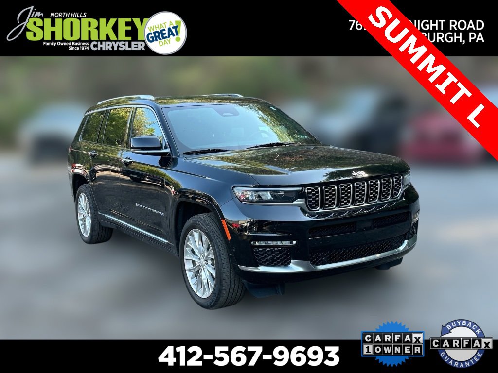 Certified 2021 Jeep Grand Cherokee L Summit w/ Luxury Tech Group V
