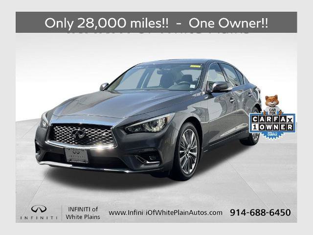Certified 2023 INFINITI Q50 Luxe w/ All Weather Package
