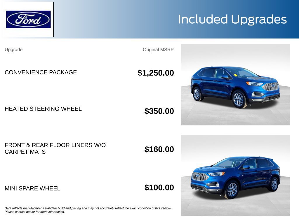 Certified 2024 Ford Edge SEL w/ Convenience Package AWD/4WD image 11