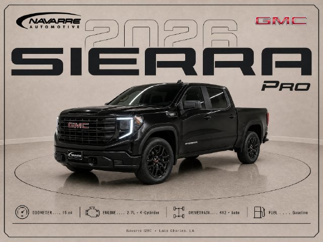 New 2026 GMC Sierra 1500 Pro w/ Graphite Edition RWD image 1