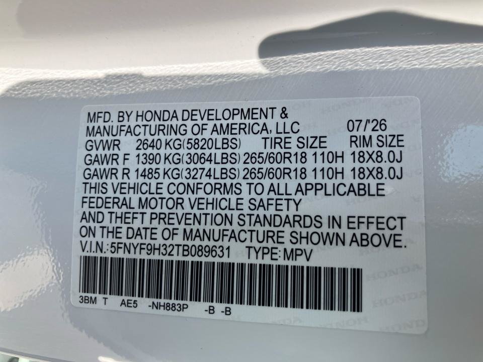 New 2026 Honda Passport RTL image 35