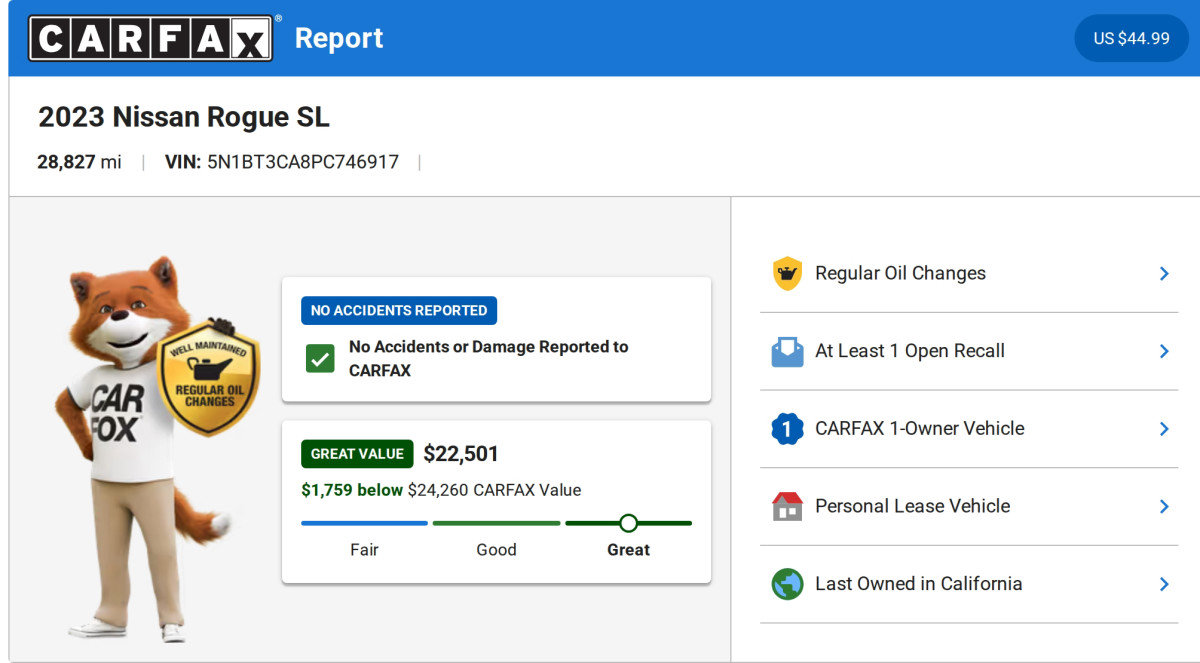 Used 2023 Nissan Rogue SL w/ SL Premium Package image 11