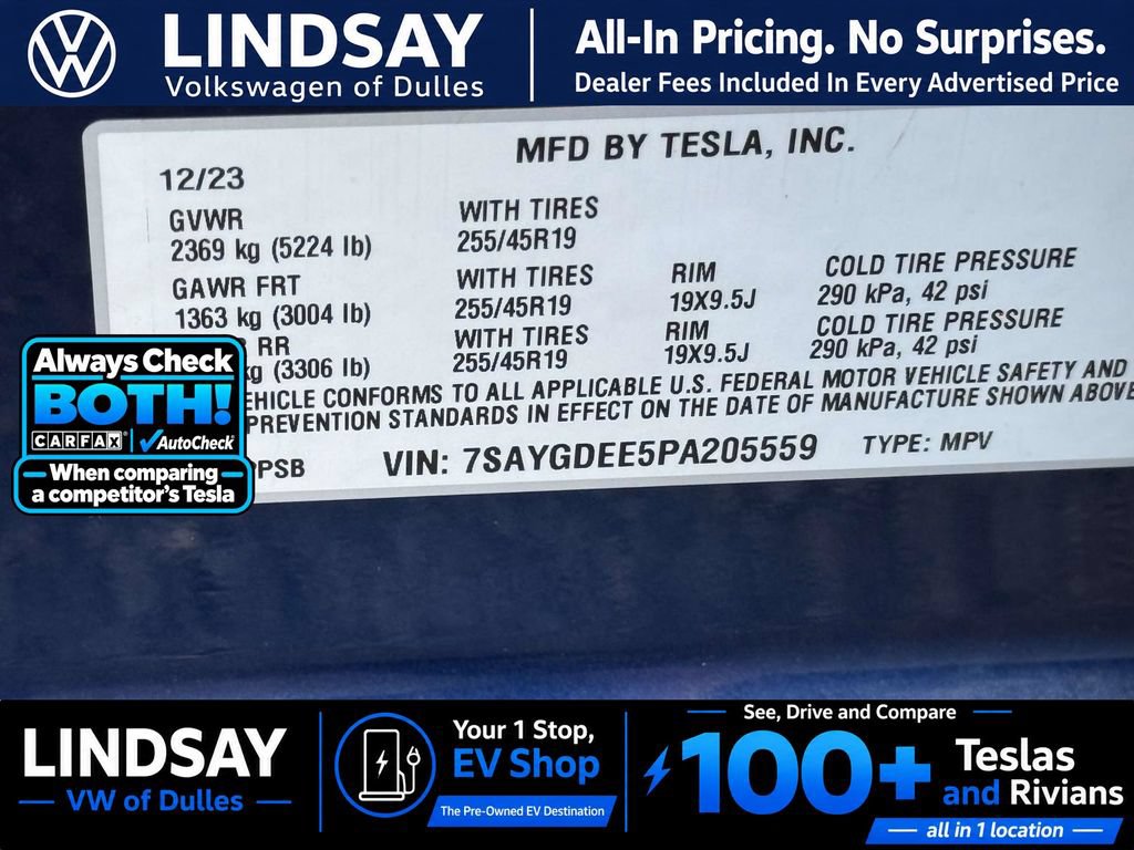 Used 2023 Tesla Model Y Long Range AWD/4WD image 27