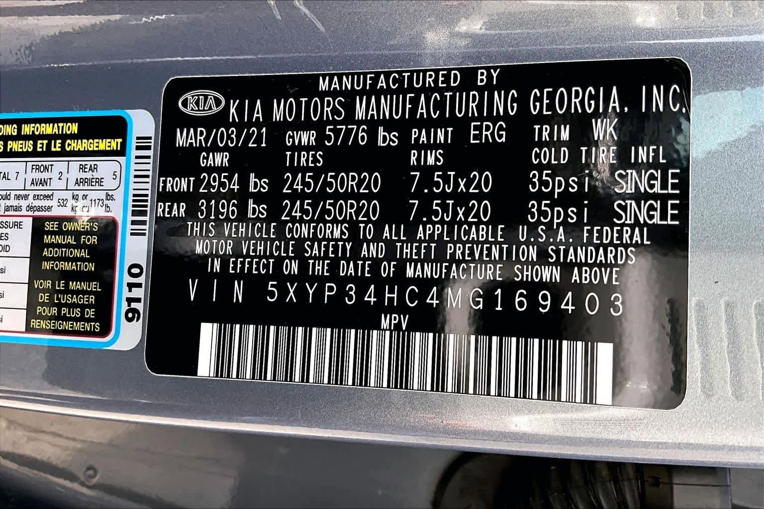 Used 2021 Kia Telluride EX w/ EX Premium Package FWD image 36