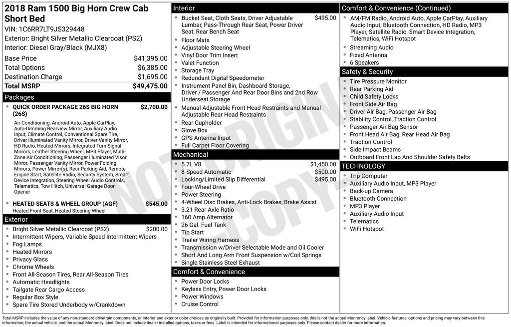 Used 2018 RAM 1500 Big Horn image 5