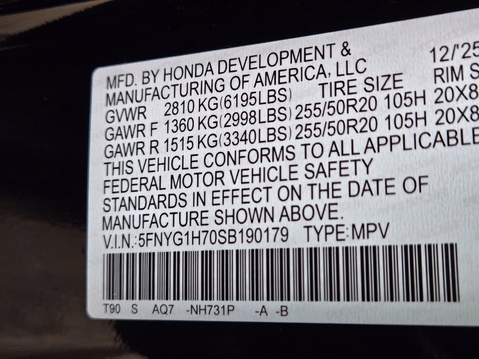 Used 2025 Honda Pilot Touring image 35