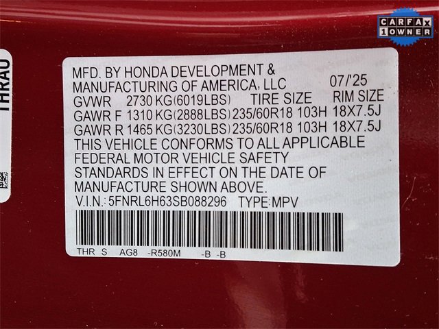 Used 2025 Honda Odyssey EX-L image 28