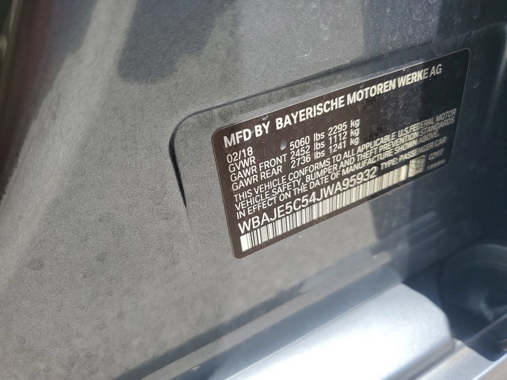 Used 2018 BMW 540i RWD image 29