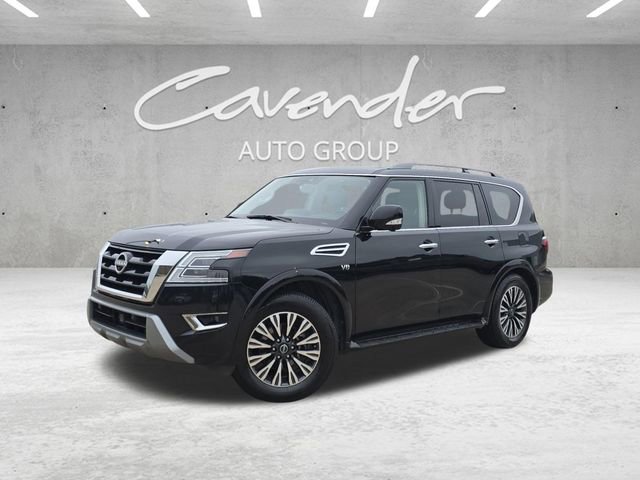 Used 2021 Nissan Armada SL w/ Captain's Chairs Package AWD/4WD video 1