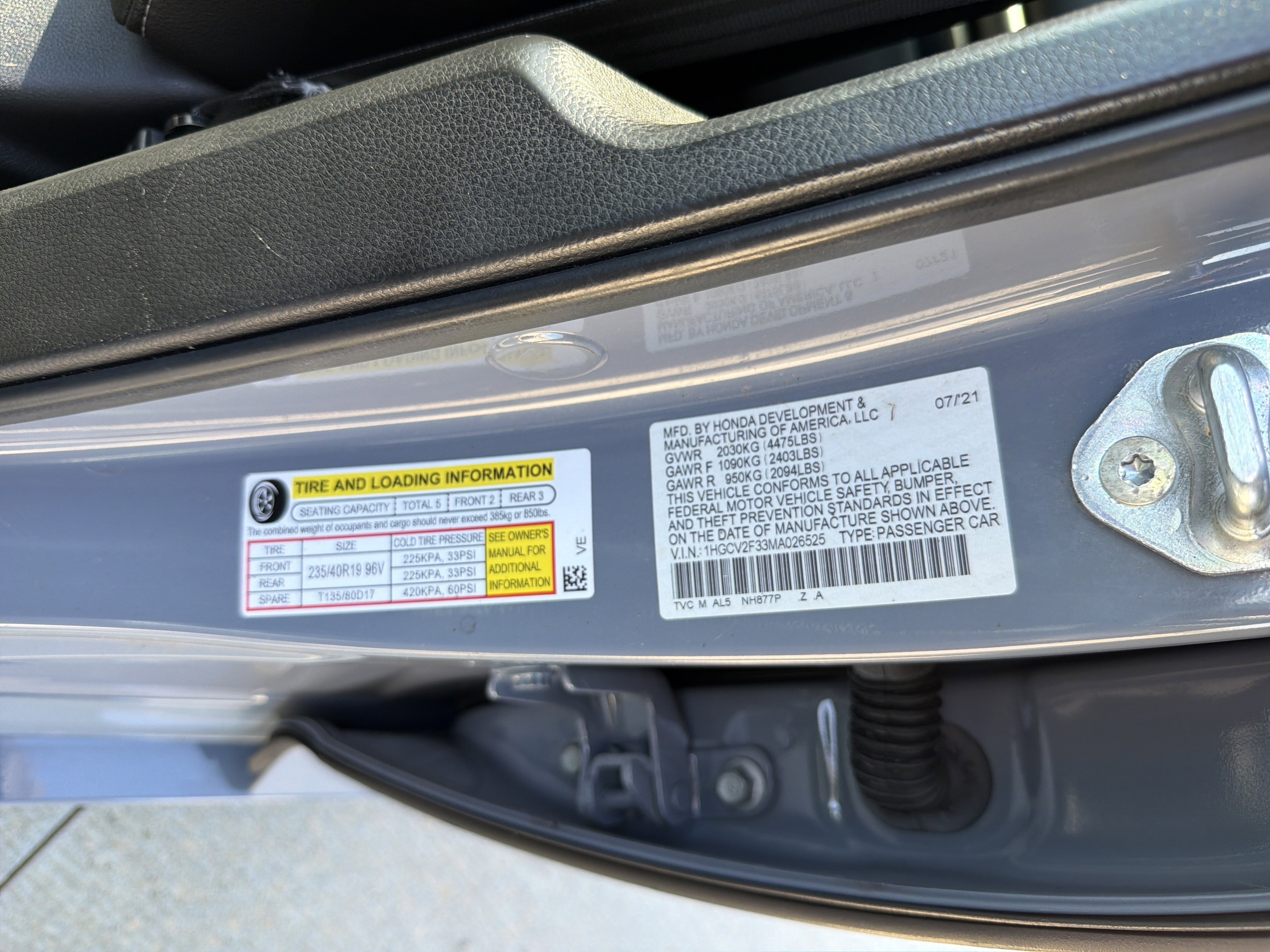 Used 2021 Honda Accord Sport image 35