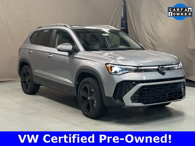 Certified 2025 Volkswagen Taos SEL w/ Black Wheel Plus Package