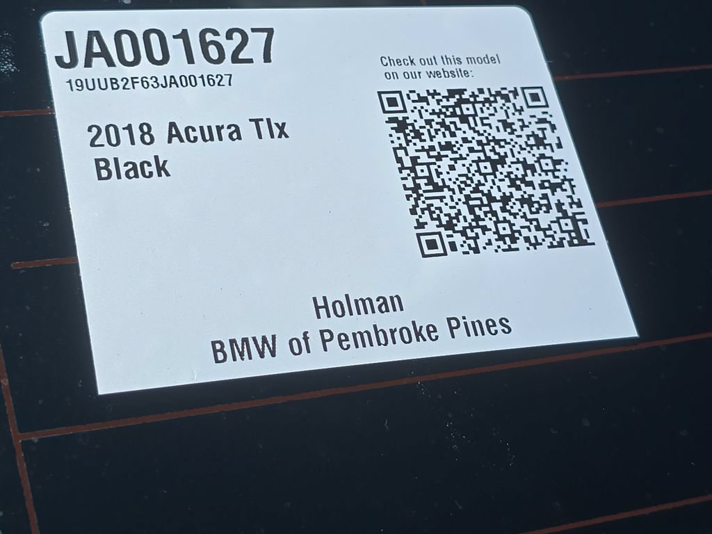 Used 2018 Acura TLX w/ Technology & A-SPEC Package FWD image 27