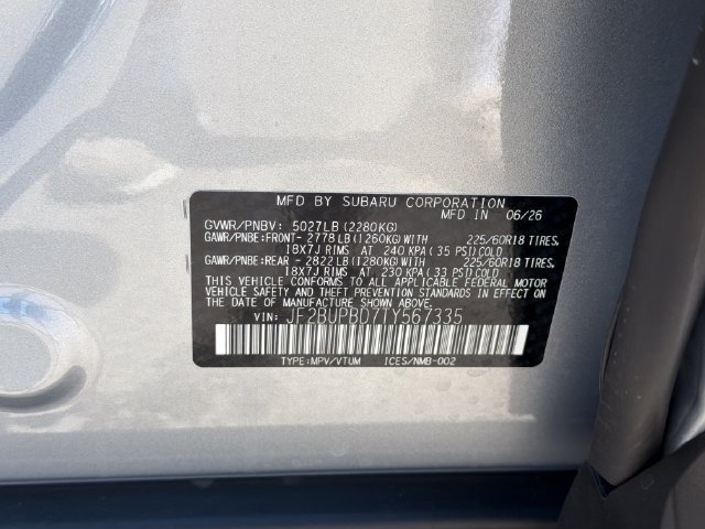 New 2026 Subaru Outback Premium AWD/4WD image 26