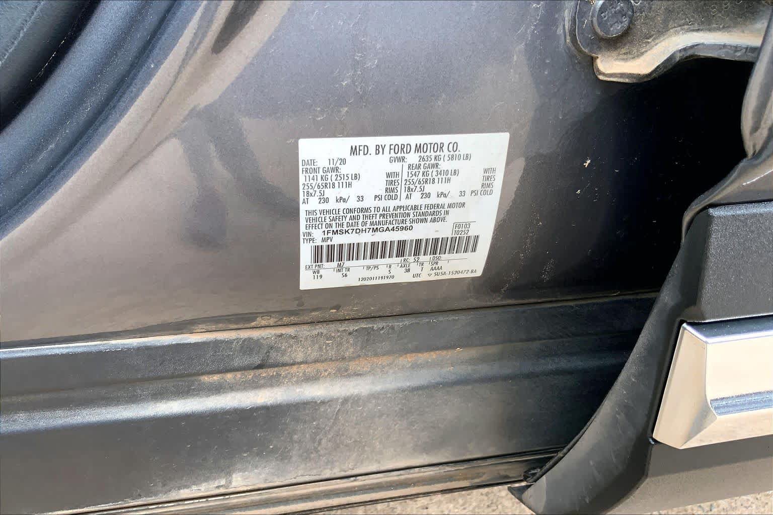 Used 2021 Ford Explorer XLT w/ Equipment Group 202A RWD image 33
