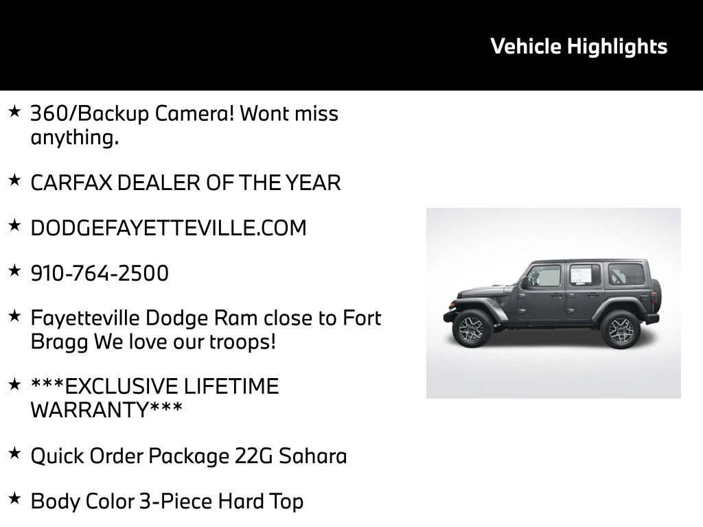 Used 2025 Jeep Wrangler Sahara AWD/4WD image 5