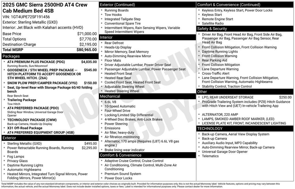 Certified 2025 GMC Sierra 2500 AT4 w/ AT4 Premium Plus Package AWD/4WD image 4