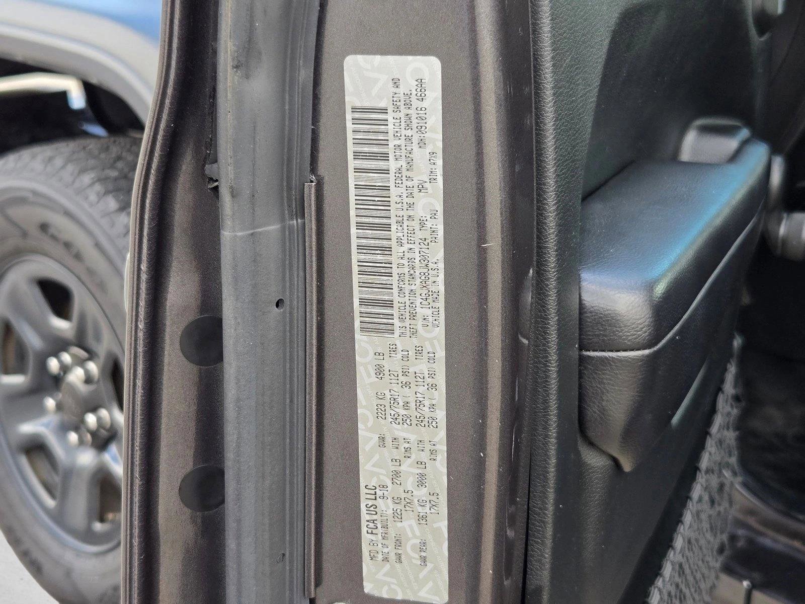 Used 2018 Jeep Wrangler Sport AWD/4WD image 17