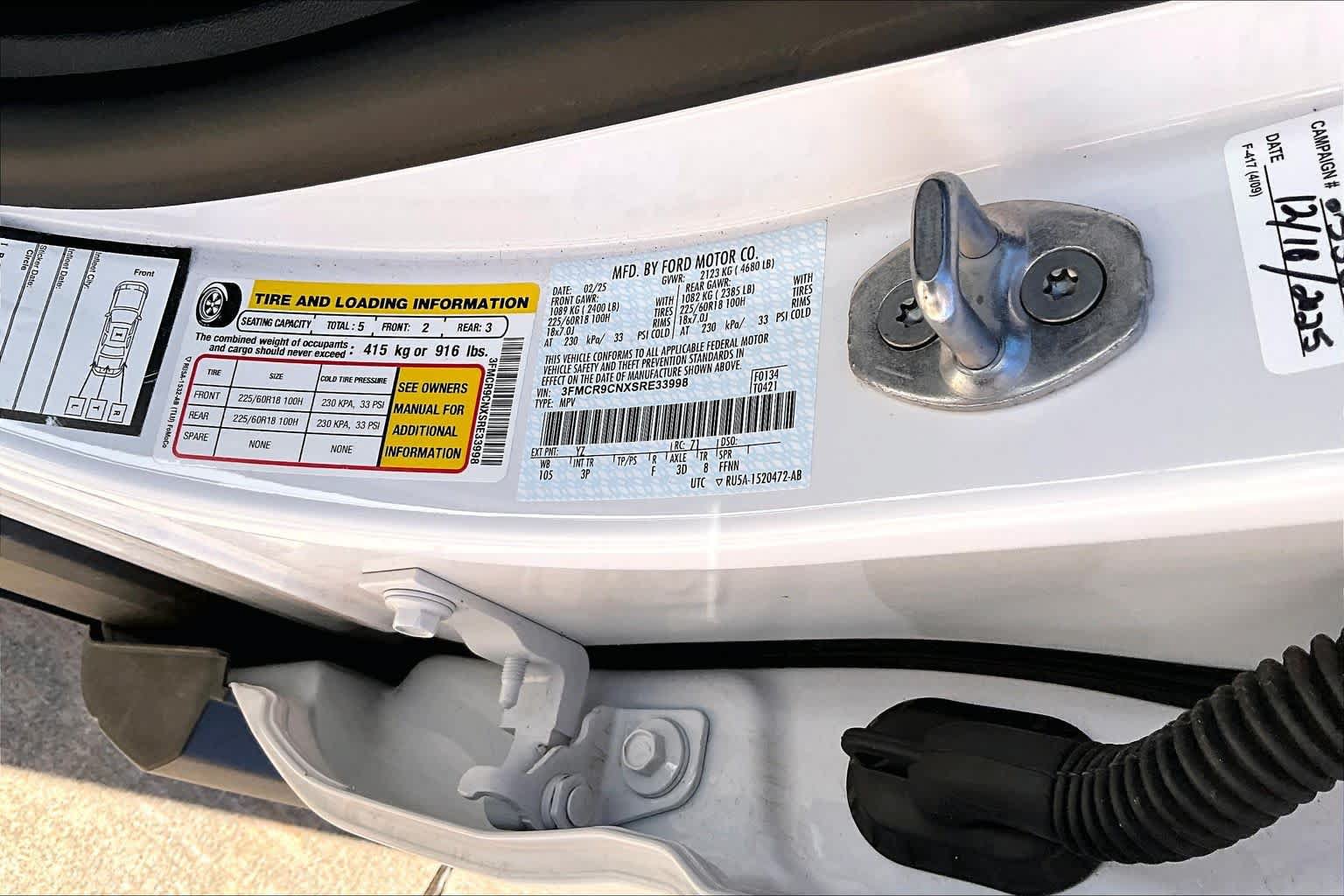 Used 2025 Ford Bronco Sport Outer Banks w/ Outer Banks Tech Package+ AWD/4WD image 33