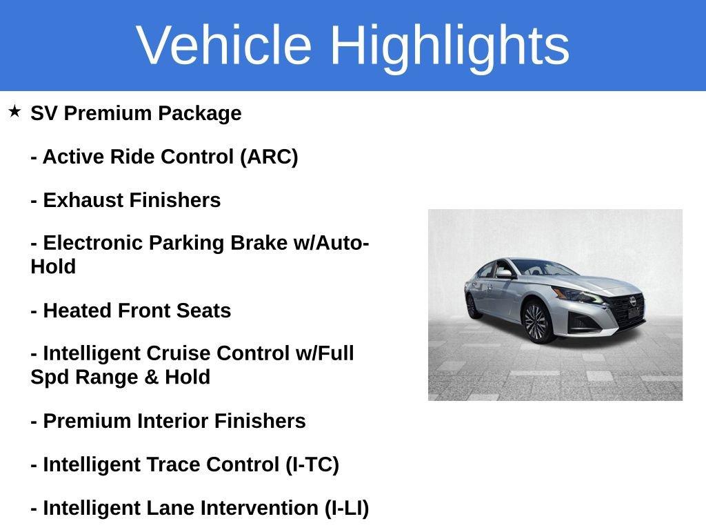 Used 2024 Nissan Altima 2.5 SV w/ SV Premium Package FWD image 4