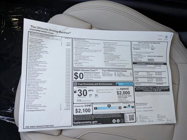 New 2026 BMW M440i Coupe w/ Premium Package image 18