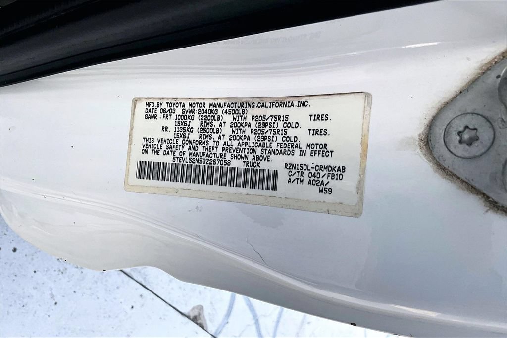 Used 2003 Toyota Tacoma 2WD Xtracab image 19