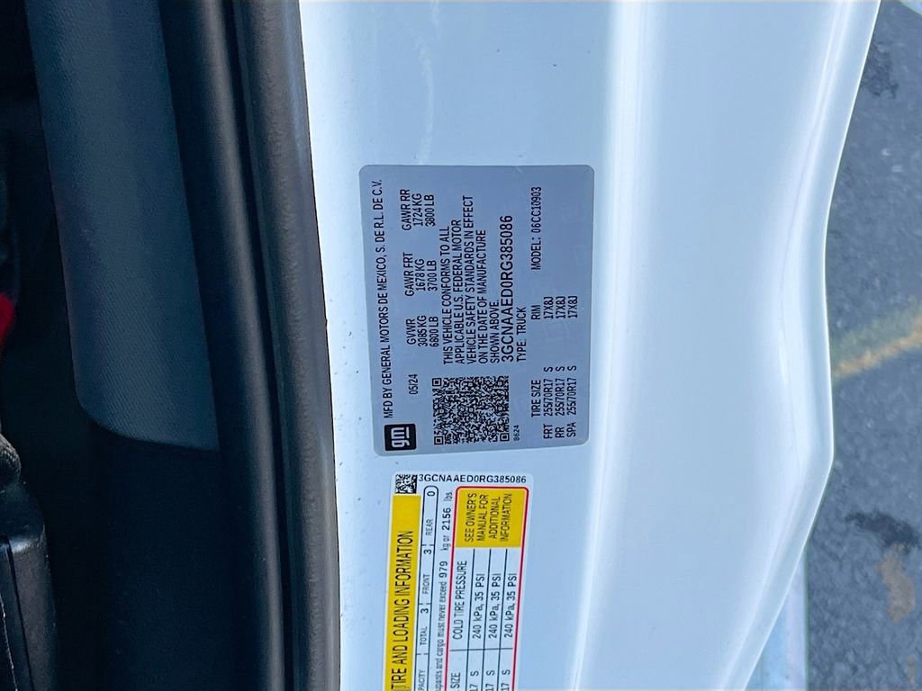 Used 2024 Chevrolet Silverado 1500 W/T w/ WT Fleet Convenience Package image 26