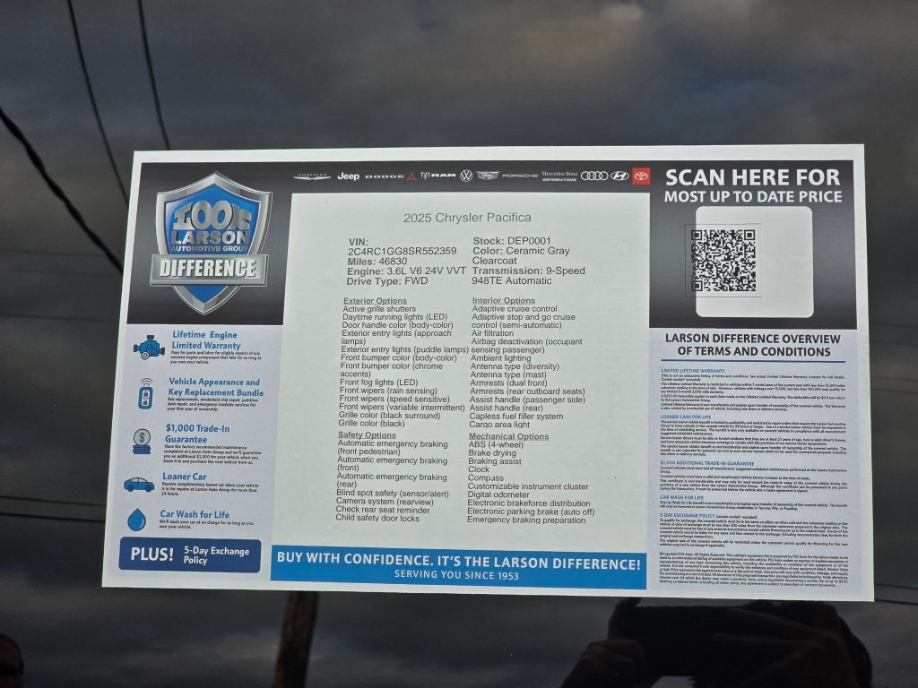 Used 2025 Chrysler Pacifica Limited FWD image 41