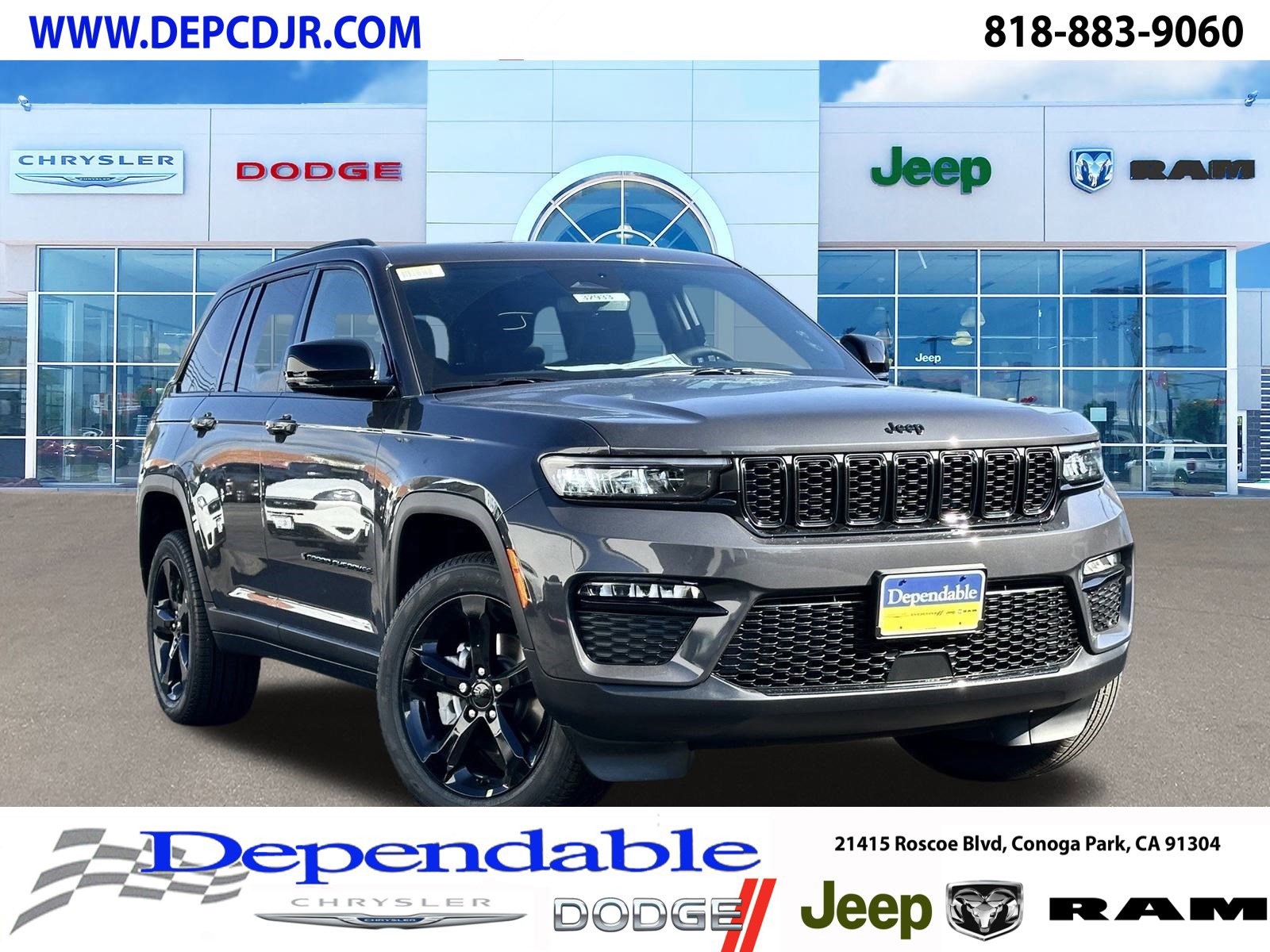 New 2024 Jeep Grand Cherokee Limited w/ Black Appearance Package