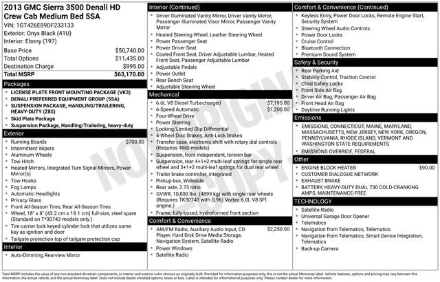 Used 2013 GMC Sierra 3500 Denali image 27