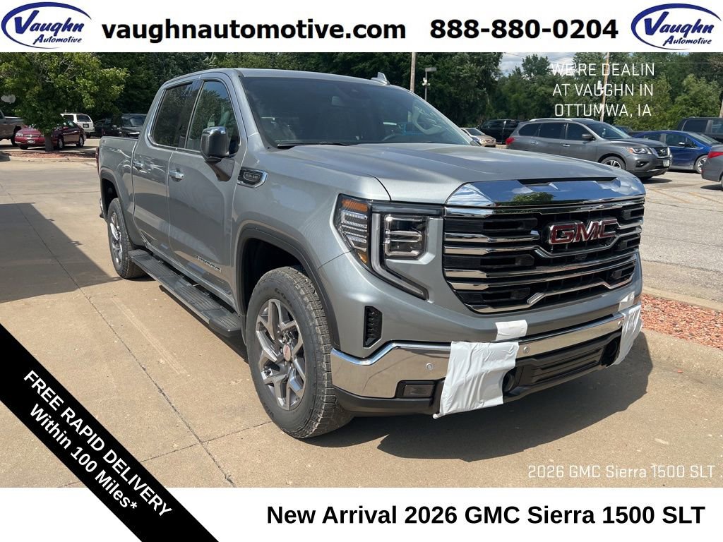 New 2026 GMC Sierra 1500 SLT w/ SLT Premium Plus Package AWD/4WD 360° Tour