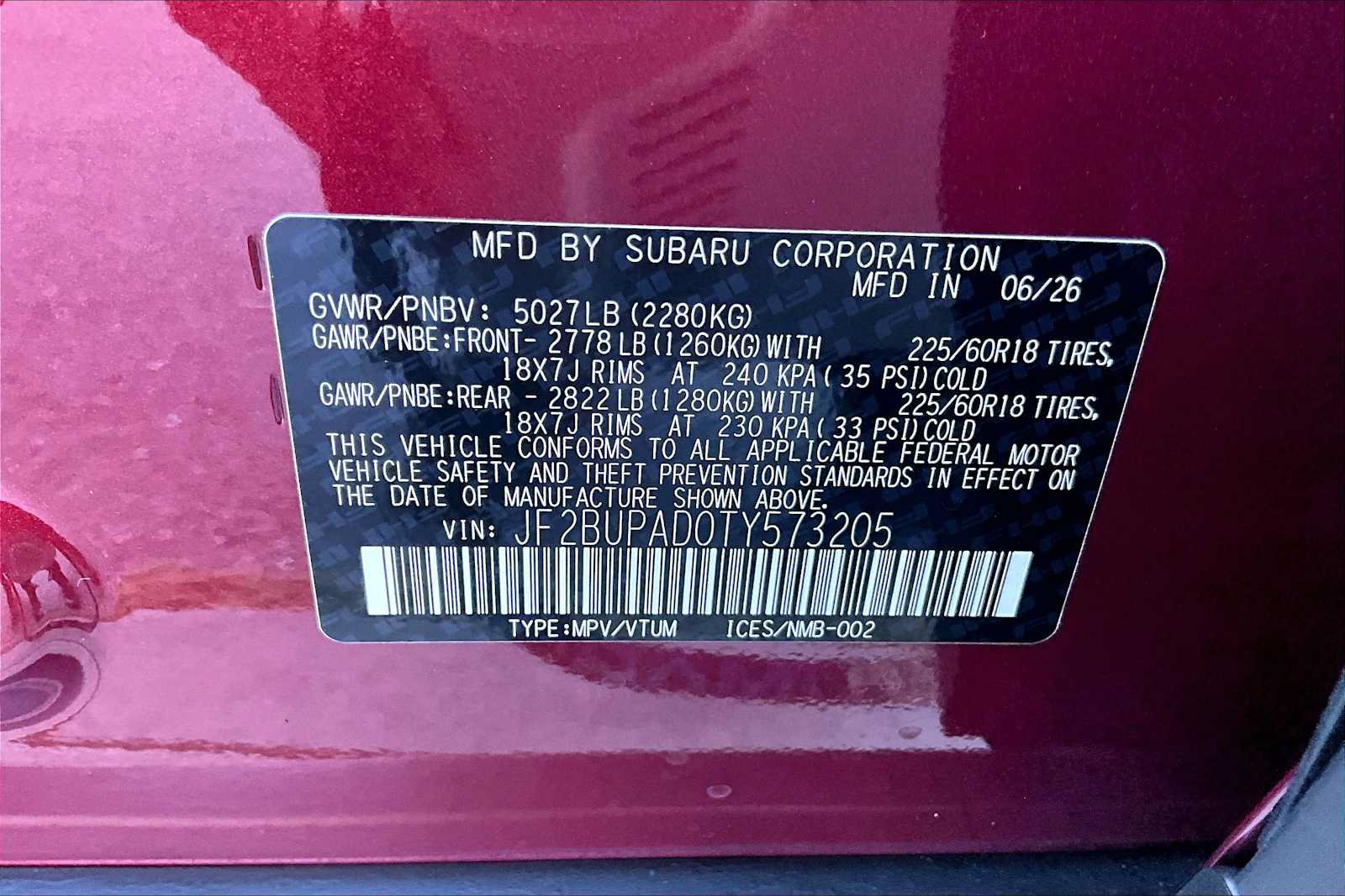New 2026 Subaru Outback Premium AWD/4WD image 18