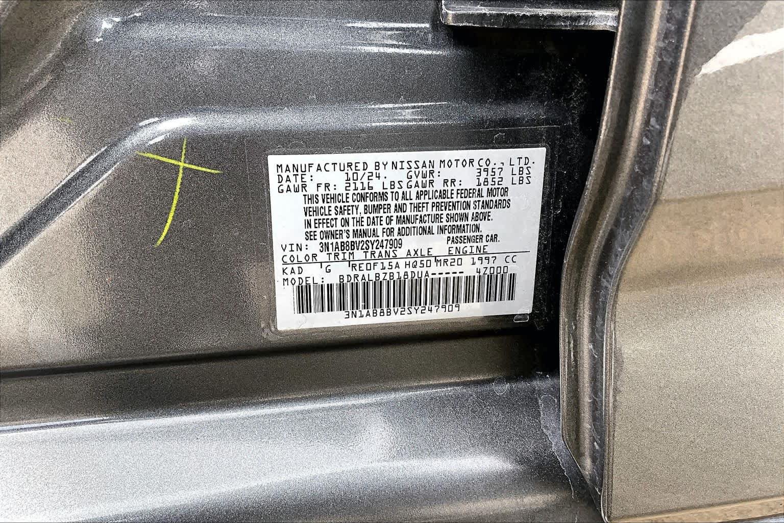 Used 2025 Nissan Sentra S FWD image 35