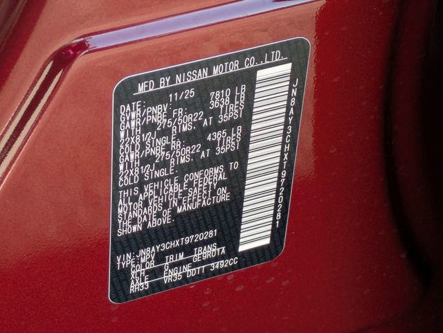 New 2026 Nissan Armada Platinum Reserve image 36