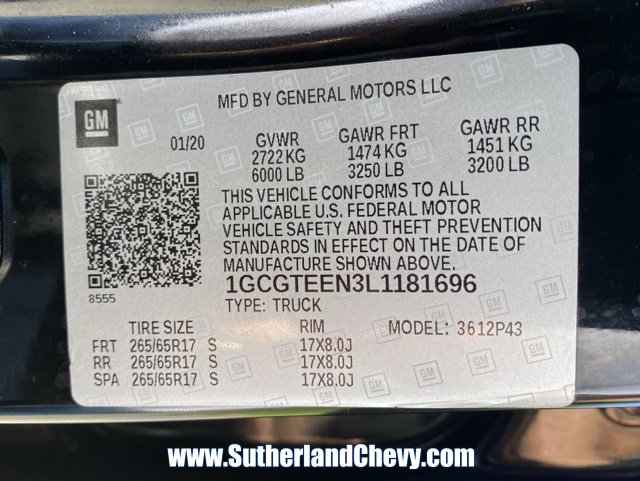 Used 2020 Chevrolet Colorado ZR2 w/ Colorado ZR2 Bison Edition image 50