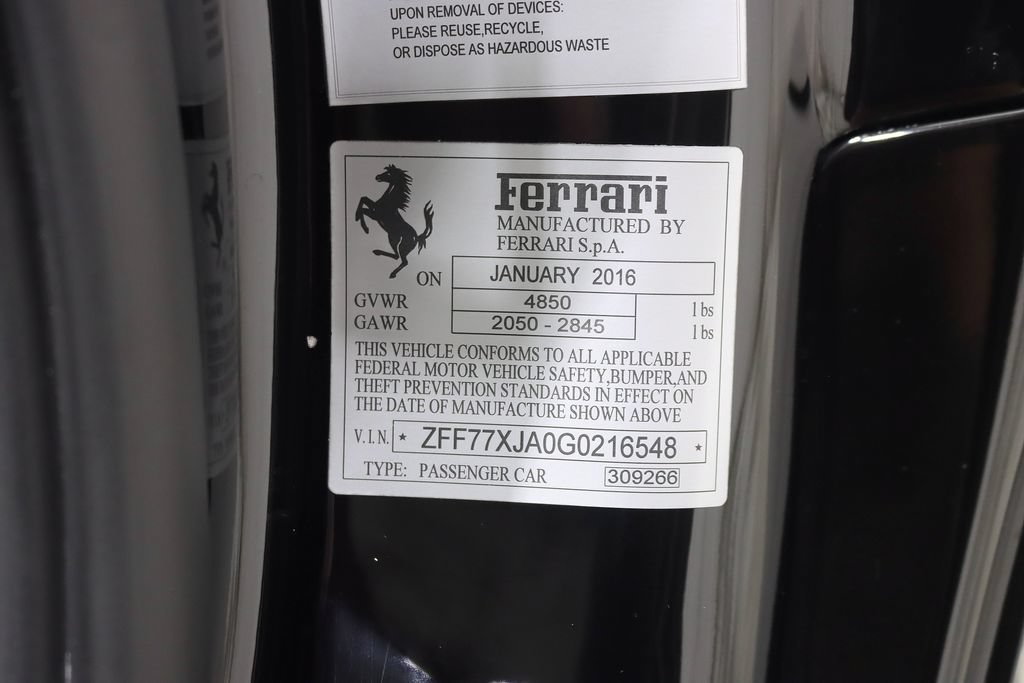 Used 2016 Ferrari California T RWD image 35