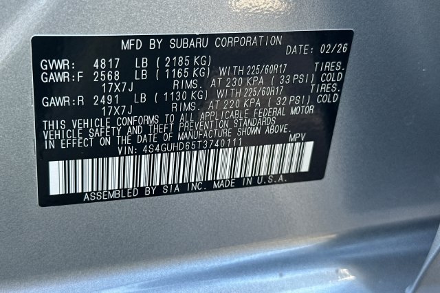 Used 2026 Subaru Crosstrek 2.5i Premium AWD/4WD image 25