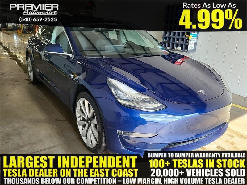 Used 2018 Tesla Model 3 Long Range AWD/4WD image 1