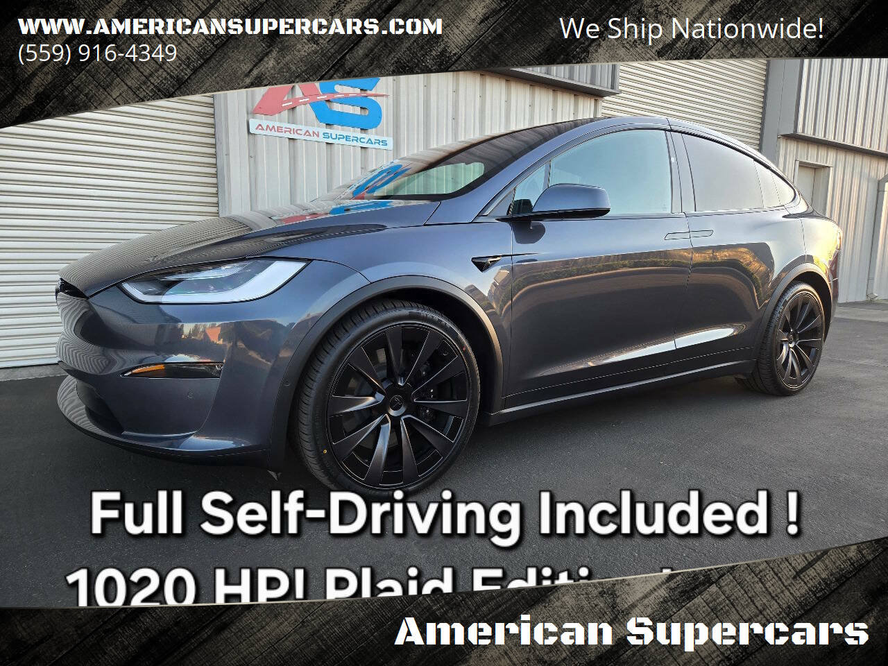 Used 2022 Tesla Model X Plaid AWD/4WD image 1
