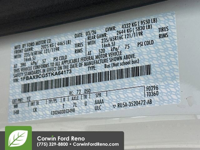 New 2026 Ford Transit 350 XLT image 34