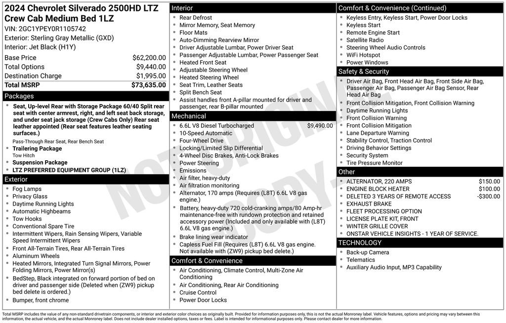 Used 2024 Chevrolet Silverado 2500 LTZ AWD/4WD image 27
