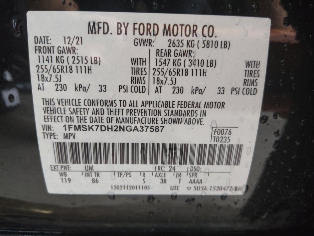 Used 2022 Ford Explorer XLT w/ Class IV Trailer Tow Package RWD image 33