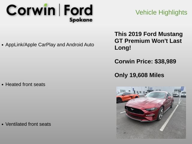 Used 2019 Ford Mustang GT Premium w/ Equipment Group 401A RWD image 12