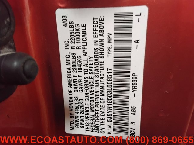 Used 2003 Honda Element EX image 19