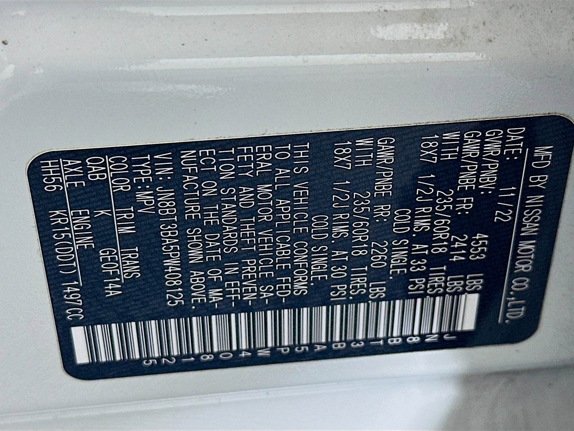 Used 2023 Nissan Rogue SV image 12